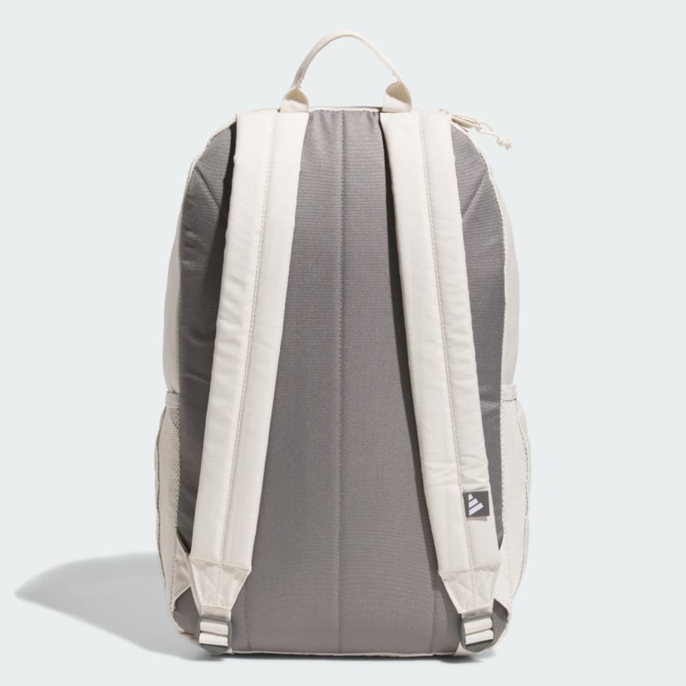 ADIDAS Classic 3S 5 Backpack Gym School Travel Canvas Sand Color Backpack NWT - Picture 3 of 11